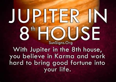 If you are a Sagittarius ascendant then you'll have Mercury as the lord of. . Jupiter in 8th house for sagittarius ascendant
